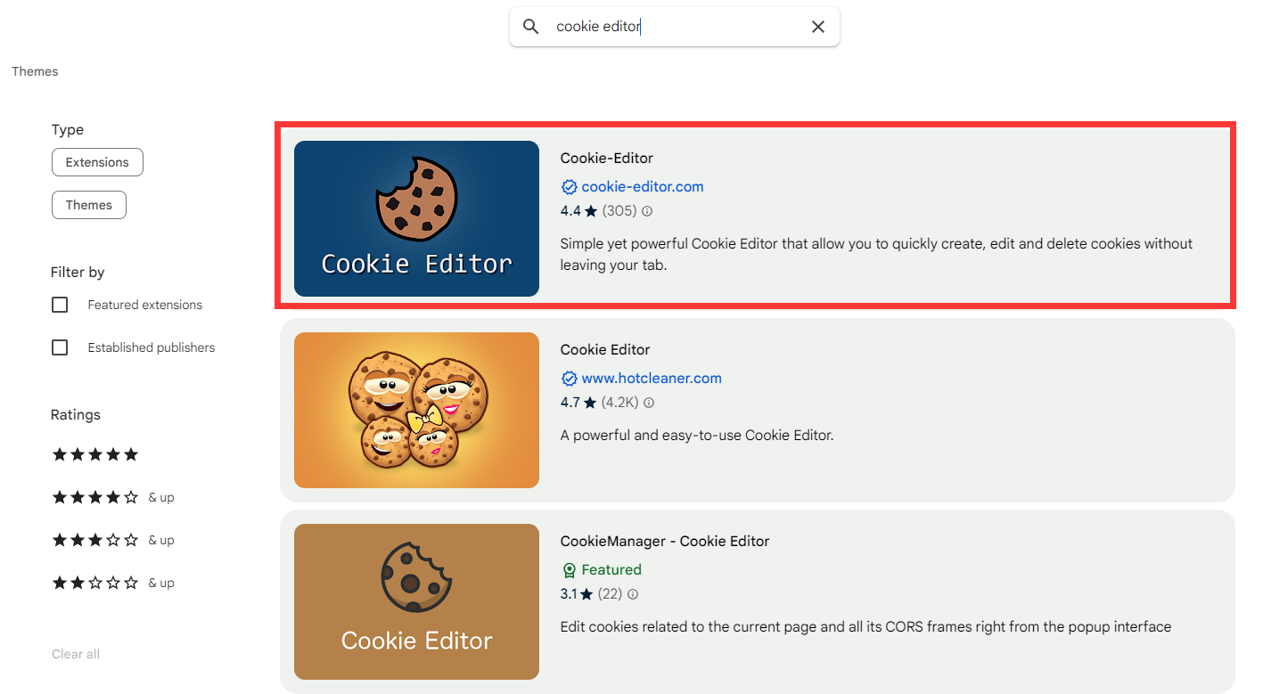 cookie editor